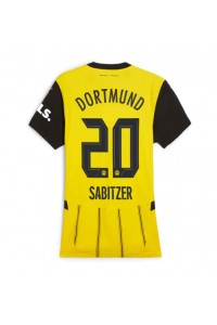 Fotbalové Dres Borussia Dortmund Marcel Sabitzer #20 Dámské Domácí Oblečení 2024-25 Krátký Rukáv